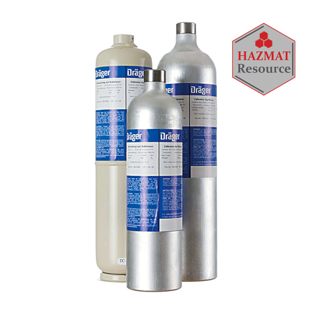 Draeger 4502154 Calibration Gas 103 L, 250 ppm CO Hazmat Resource