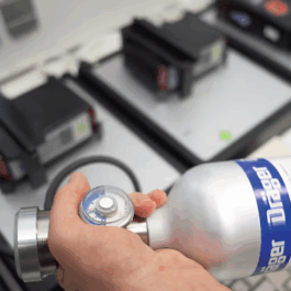 Draeger 4502155 Calibration Gas 58 L, 25 ppm H2S