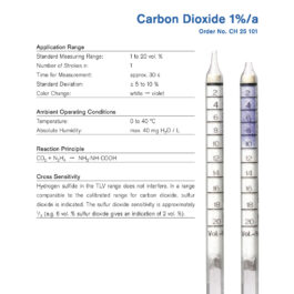 Draeger Tube Carbon Dioxide 1%/a CH25101