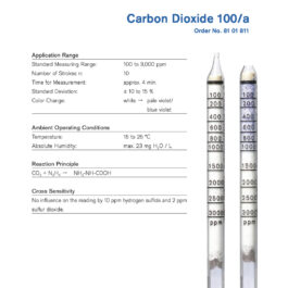 Draeger Tube Carbon Dioxide 100/a 8101811