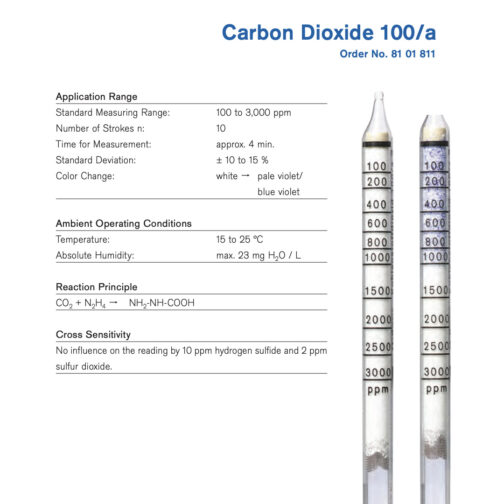 Draeger Carbon Dioxide 100/a Tubes 8101811 HAZMAT Resource