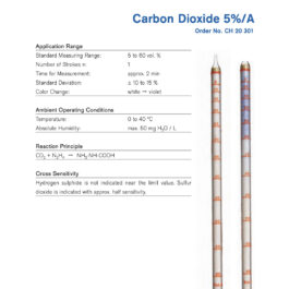 Draeger Tube Carbon Dioxide 5%/a CH20301