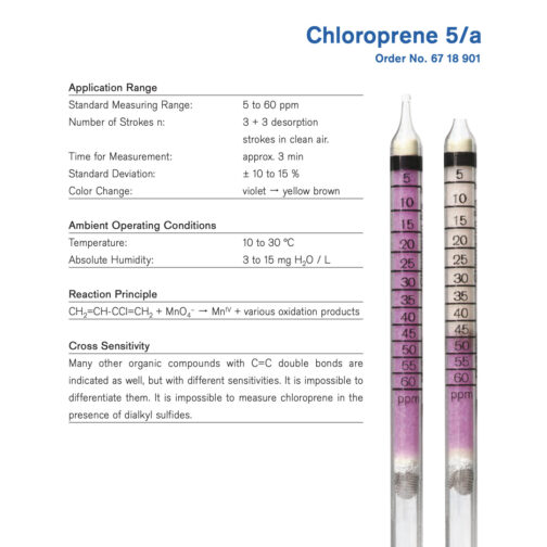 Draeger Chloroprene 5/a Tubes – 6718901 HAZMAT Resource