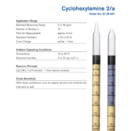 Draeger Tube Cyclohexylamine 2/a 6728931