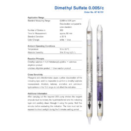 Draeger Tube Dimethyl Sulfate 0.005/c 6718701