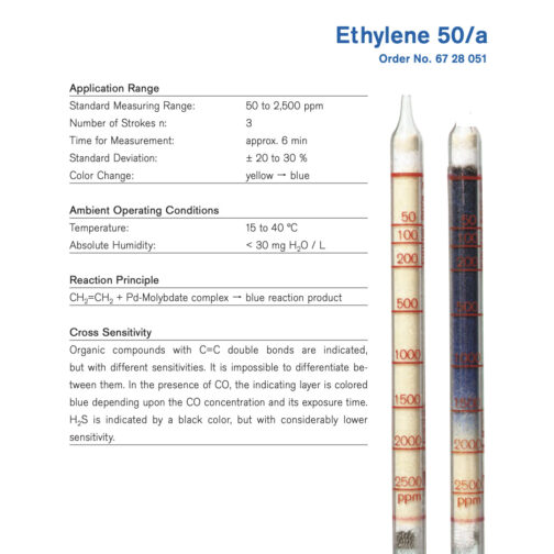 Draeger Tube Ethylene 50/a 6728051 Specifications Hazmat Resource