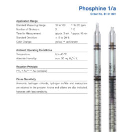 Draeger Tube Phosphine 1/a 8101801
