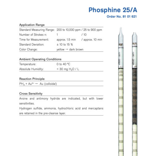 Draeger Phosphine 25/a Tubes – 8101621 HAZMAT Resource