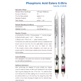 Draeger Tube Phosphoric Acid Esters 0.05/a 6728461