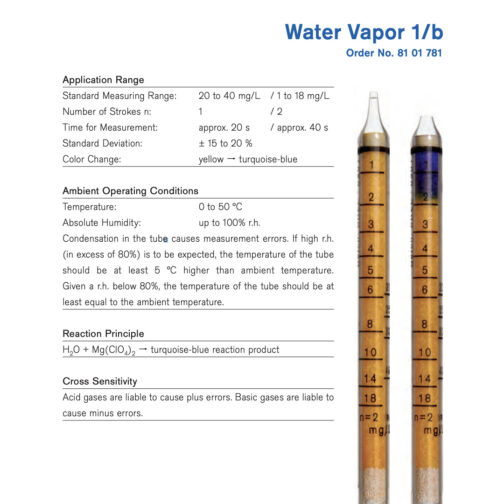 Draeger Water Vapor 1/b Tubes – 8101781 Hazmat Resource