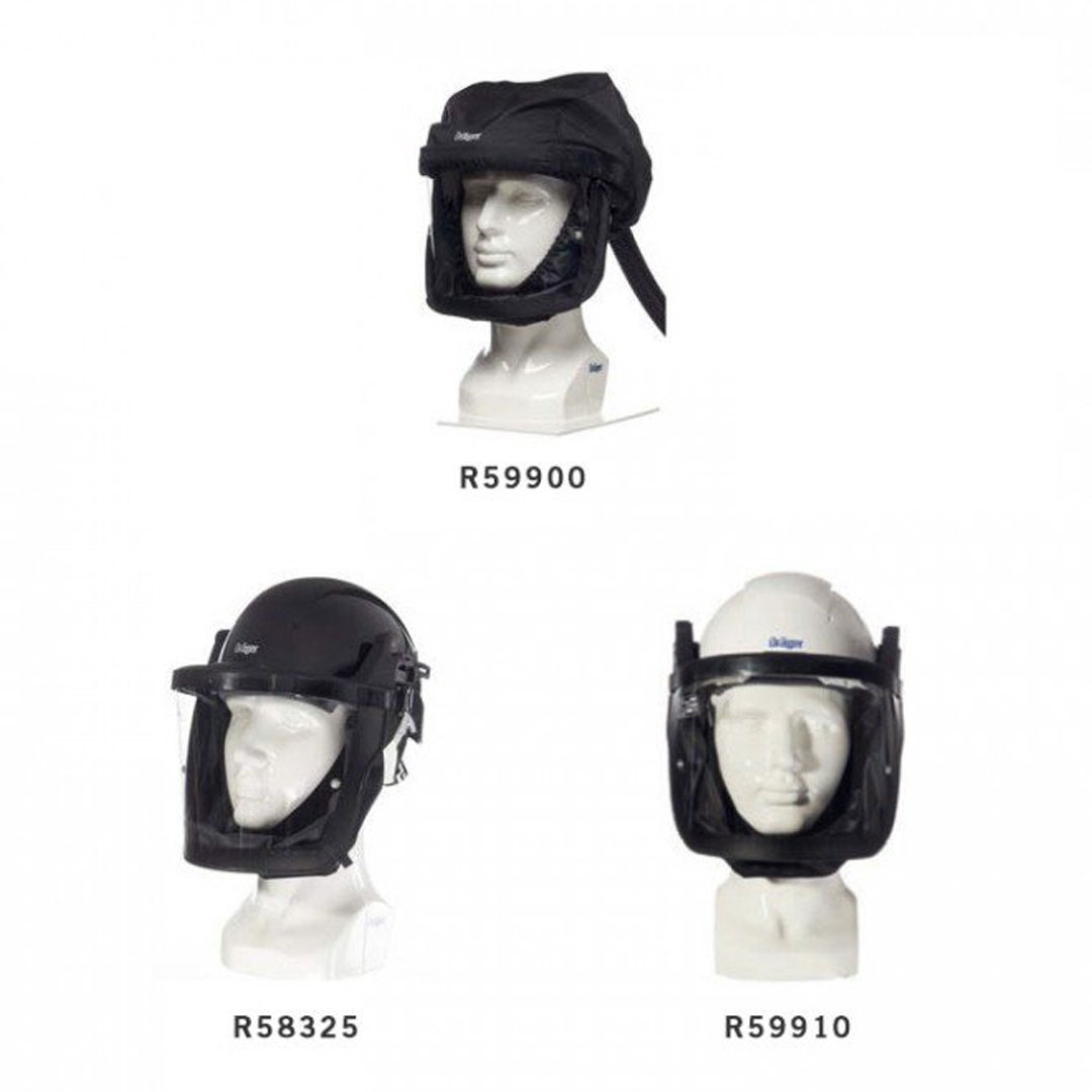 Dräger X-plore 8500 Powered Air-Purifying Respirator PAPR Kit with Robust  Head Protection for Tough Workplaces