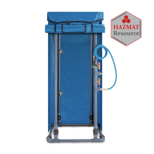 Standard Decontamination Shower with Enclosure DQE HAZMAT Resource