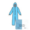 ProVent Plus Emergency Medical Garment Coverall. Attached Hood with Elastic Face Opening, Front Entry Zipper with LongNeck™ Respirator-Fit Closure, Double Storm Flaps with Hook & Loop Closure, Elastic at Back Waist, Elastic Wrists (with Finger Loops) and Elastic Ankles. Heat Sealed Taped Seams.