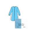 ProVent Plus Wrap-Around Gown. Hook & Loop Fastener at Neck, Tie Closure at Waist, Knit Cuffs, Non-Sterile. Ultrasonic Seams.