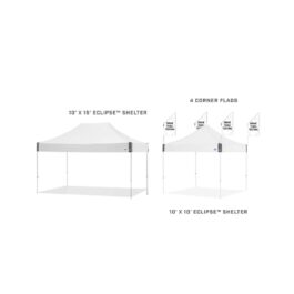 EZ-UP Instant Shelter – Temporary Pop-Up Tent Kit E