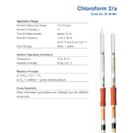 Draeger Tube Chloroform 2/a 6728861