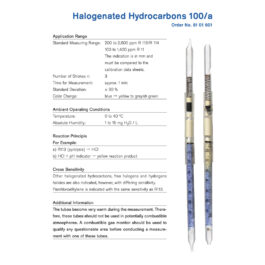 Draeger Tube Halogenated Hydrocarbons 100/a 8101601