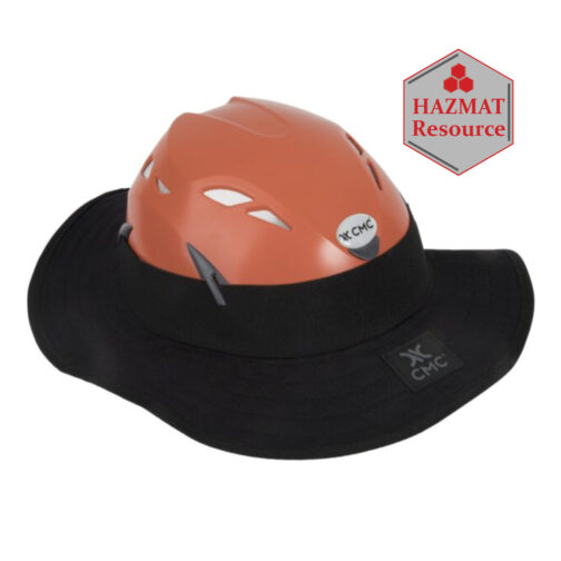Adjustable Hazmat Helmet Sunshade Black
