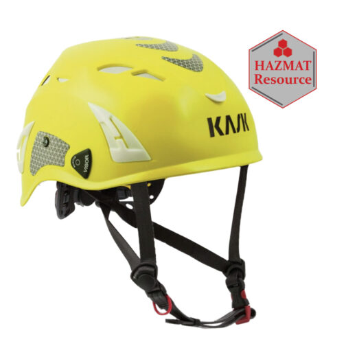 Fire Helmet with Reflectors Kask SuperPlasma Hi Viz HD Yellow Hazmat Resource