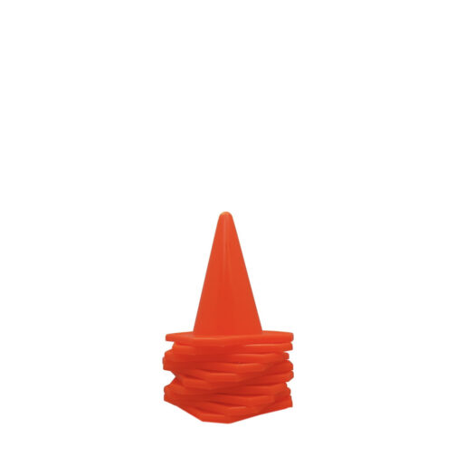 mini traffic cones 4 inch stack of 10 hazmat resource