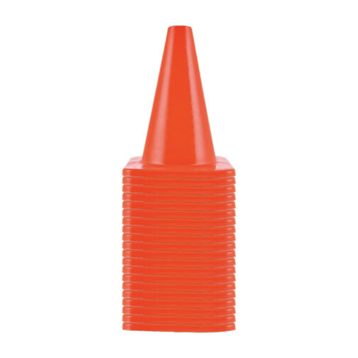 mini traffic cone 6 inch stack of 20 hazmat resource