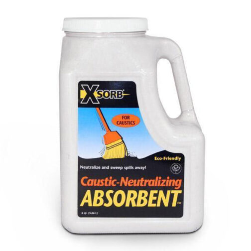 caustic neutralizing absorbent bottle 6 quart spill hero hazmat resource