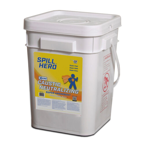 caustic neutralizing absorbent pail 4 gallon spill hero hazmat resource