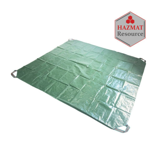 decon equipment carrier tarp allows rope handles hazmat resource