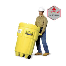 ENPAC 95 Gallon Wheeled Poly-Overpack Salvage Drum Yellow