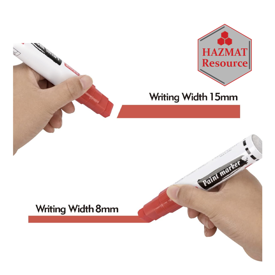 Industrial Paint Markers Set - Wide Tip - HAZMAT Resource