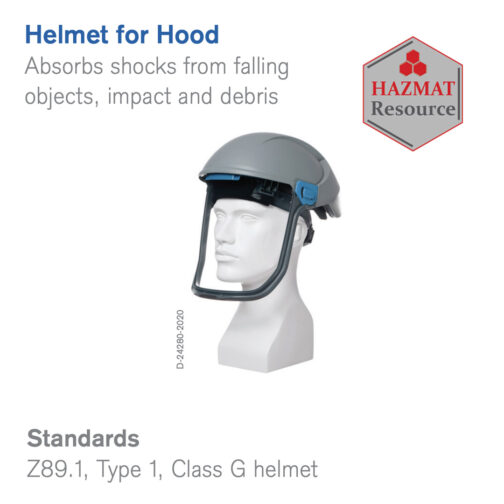 Draeger X-plore 8000 helmet for hoods HAZMAT Resource