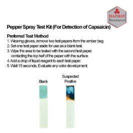 Pepper Spray Detection Kit – Capsaicin Test Strips
