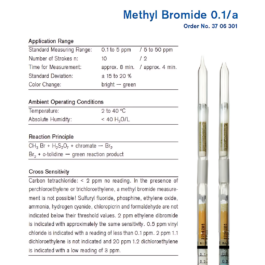 Draeger Tube Methyl Bromide 0.1/a 3706301