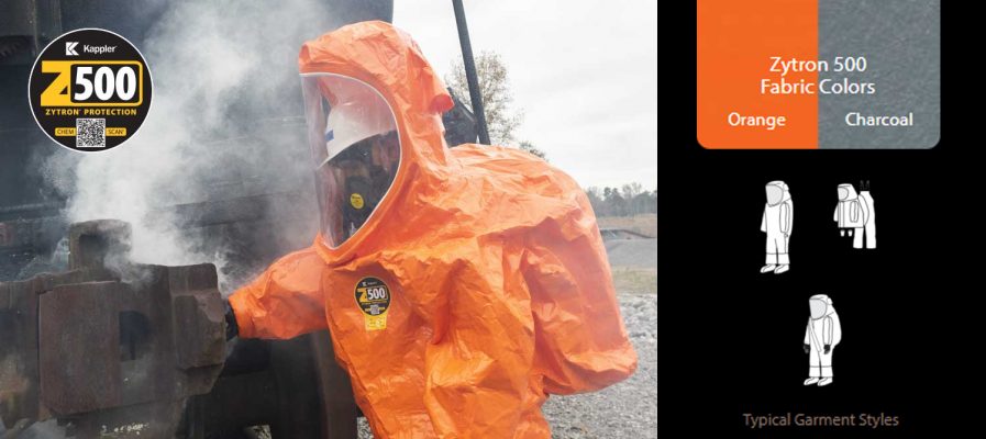 kappler zytron 500 chemical protection suits z500